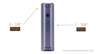 Davinci Miqro Herbal Vaporizer Dimensions